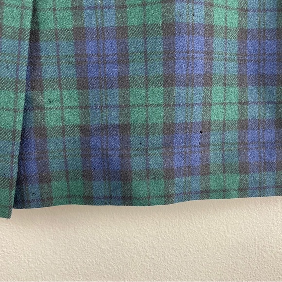 PENDLETON Vintage Plaid Blazer Skirt Suit Set C14 - Picture 16 of 16